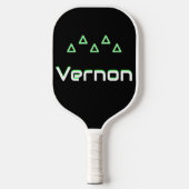Cool Neon Green Masculine  Pickleball Paddle (Voorkant)
