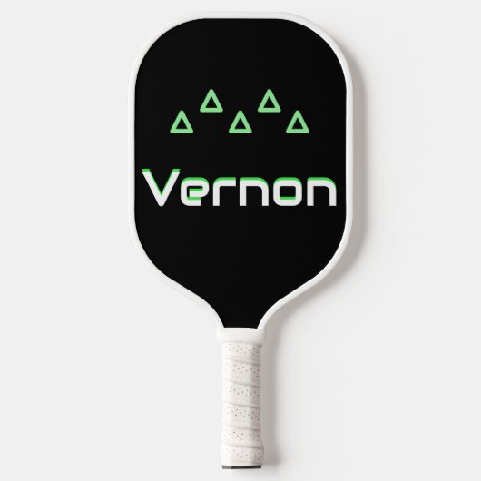 Cool Neon Green Masculine  Pickleball Paddle (Voorkant)