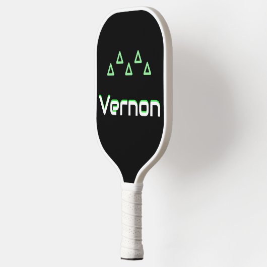 Cool Neon Green Masculine  Pickleball Paddle (Links)