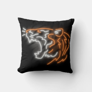 Cool Neon Tiger Kussen