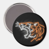 Cool Neon Tiger Magneet (Voorkant / Achterkant)
