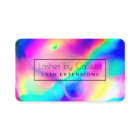 Cool Neon Unicorn Holographic Lash Artist