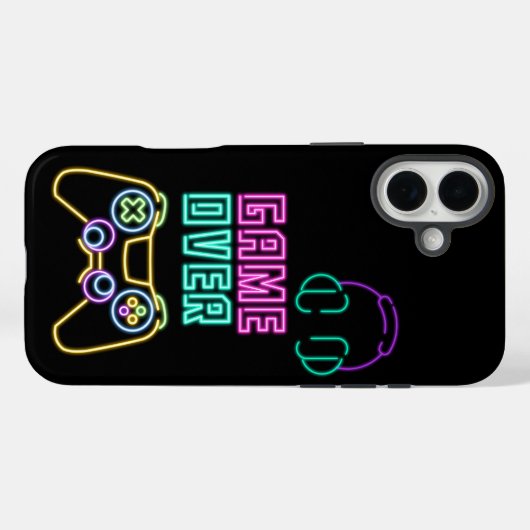 Cool Neon videogame. Case-Mate iPhone Case (Achterkant (horizontaal))