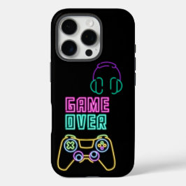 Cool Neon videogame. iPhone 16 Pro Hoesje