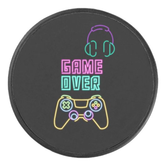 Cool Neon videogame, Hockey Puck (Voorkant)