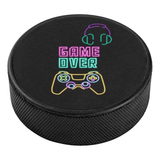 Cool Neon videogame, Hockey Puck (3/4)
