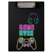 Cool Neon videogame. Klembord (Voorkant)
