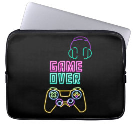 Cool Neon videogame. Laptop Sleeve