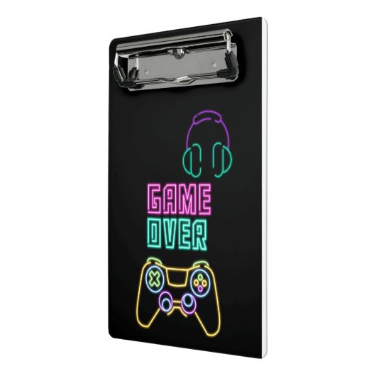 Cool Neon videogame. Mini Klembord (Angled2)