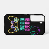 Cool Neon videogame Samsung Galaxy Hoesje (Achterkant horizontaal)