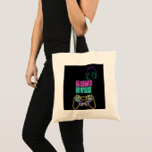 Cool Neon videogame. Tote Bag (Voorkant (product))