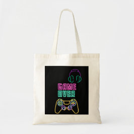 Cool Neon videogame. Tote Bag
