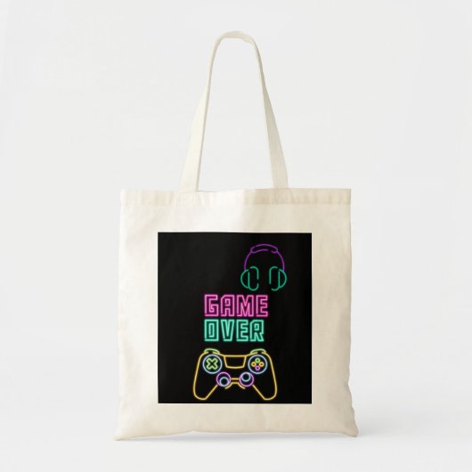 Cool Neon videogame. Tote Bag (Voorkant)