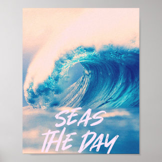 Cool Neon Wave Zeeen De Dag Print