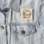 Cool Neonatal Nurse Vierkante Button 5,1 Cm (In situ)