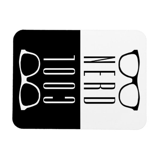 Cool Nerd-contrastvoorbeeld Magneet (Horizontaal)