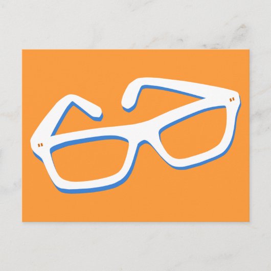 Cool Nerd Glasses Briefkaart (Voorkant)