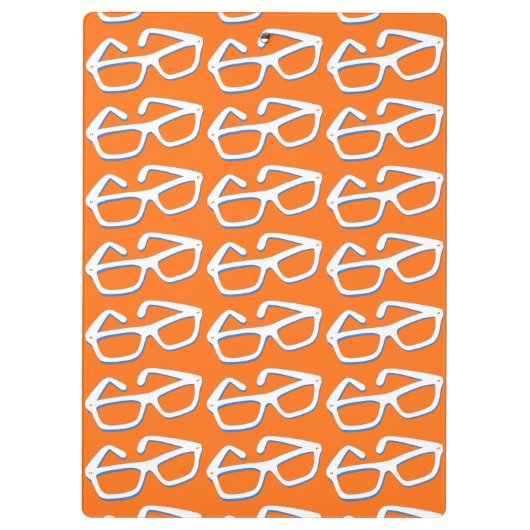 Cool Nerd Glasses Klembord (Achterkant)