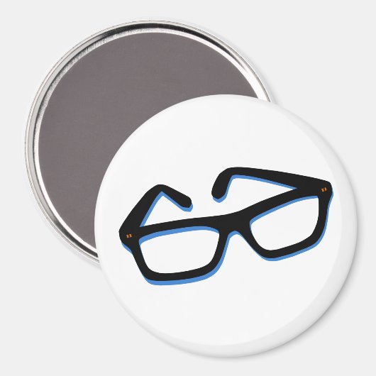 Cool Nerd Glasses Magneet (Voorkant / Achterkant)