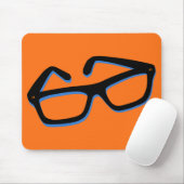 Cool Nerd Glasses Muismat (Met muis)