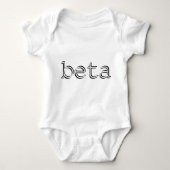 Cool nerdy beta baby romper (Voorkant)