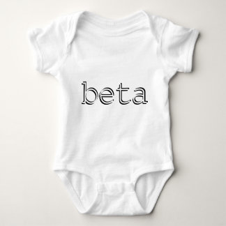 Cool nerdy beta baby romper
