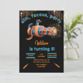 Cool Nerf Wars Party Top Pistool 5e Verjaardag Kaart (Staand voorkant)