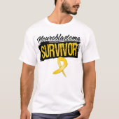 Cool Neuroblastoma Cancer Survivor T-shirt (Voorkant)