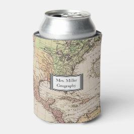 Cool New Wereldkaart Geography Teacher Blikjeskoeler
