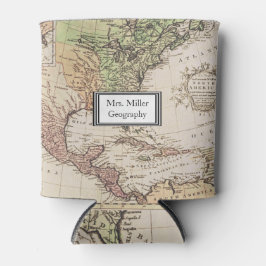 Cool New Wereldkaart Geography Teacher Blikjeskoeler