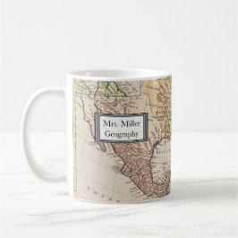 Cool  New Wereldkaart Geography Teacher Koffiemok