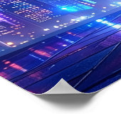 Cool New York City Art Nightscape Fedora Hat Poster (Hoek)