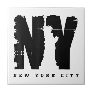 Cool  New York City Style Tee Shirts, Nieuw Y Tegeltje