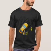Cool New York City Taxi Illustration Graphic Desi T-shirt (Voorkant)