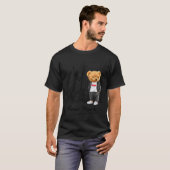 Cool New York City Teddy Bear Illustration Graphic T-shirt (Voorkant volledig)