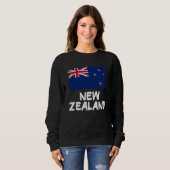 Cool New Zealand Flag Trui (Voorkant volledig)