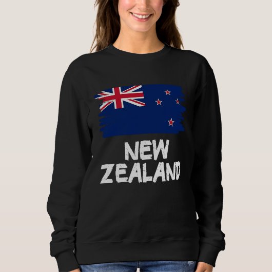 Cool New Zealand Flag Trui (Voorkant)