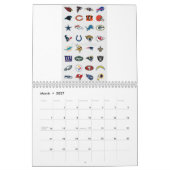 COOL NFL CALENDER KALENDER (Mar 2027)