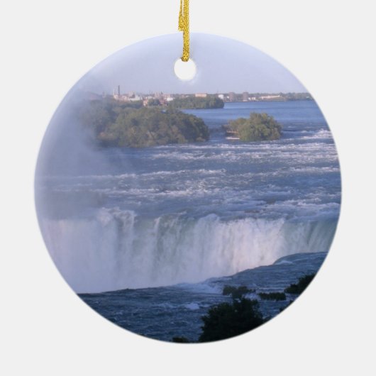 Cool Niagara Herfsten Keramisch Ornament (Achterkant)