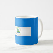 Cool Nicaragua Flag Koffiemok (Voorkant rechts)