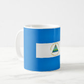 Cool Nicaragua Flag Koffiemok (Voorkant links)
