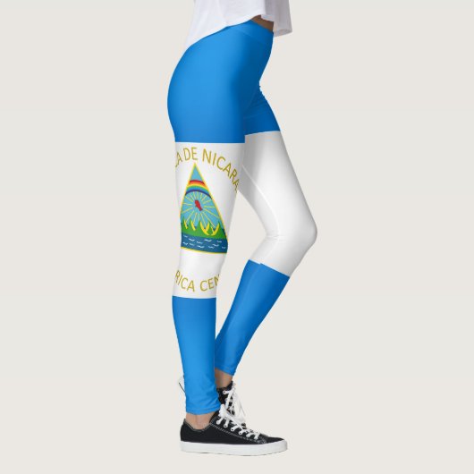 Cool Nicaragua Mode vlag Leggings (Rechts)