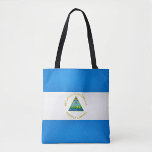 Cool Nicaragua Mode vlag Tote Bag
