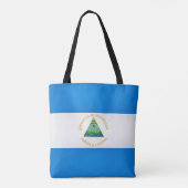 Cool Nicaragua Mode vlag Tote Bag (Achterkant)