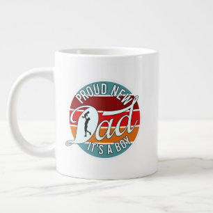 Cool nieuw papa woord papa grote koffiekop