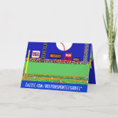 Cool Nieuwe Baseball Sport Art Blank Note Cards Feestdagen Kaart (Achterkant)