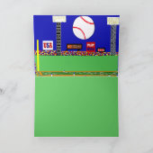 Cool Nieuwe Baseball Sport Art Blank Note Cards Feestdagen Kaart (Binnen)
