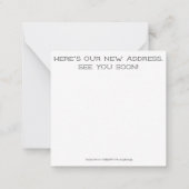 Cool Nieuwe Locatie Pug Dog! Briefkaart (Achterkant)