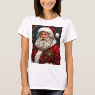 Cool Nieuwjaar T-shirt Kerstman