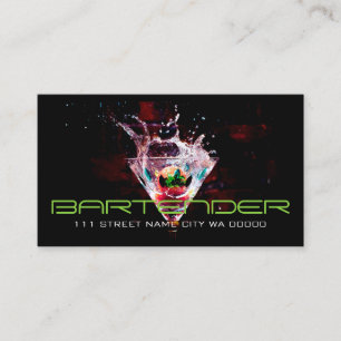 Cool Night Club Dancing Bar Nightlife Business Bus Visitekaartje